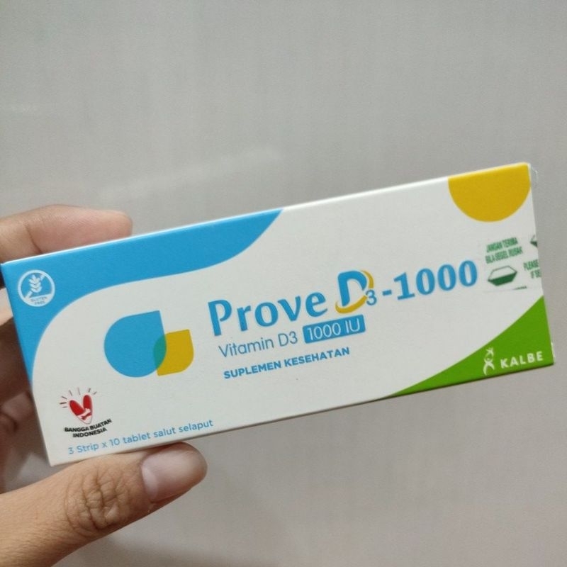 PROVE D3 tablet 1000iu DROP 400iu anak dewasa