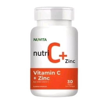 AisyahHerbalSkincare//Nuvita Nutri C + Zinc 30 Kaplet Vitamin C