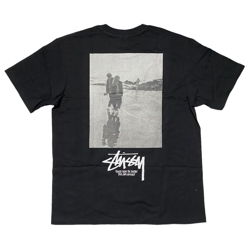 STUSSY LOW TIDE TEE – BLACK