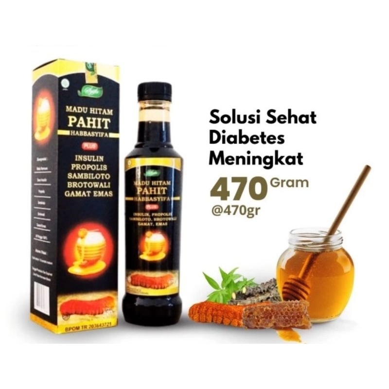 

MADU HITAM PAHIT HABBASYIFA PLUS BROTOWALI INSULIN PROPOLIS SAMBILOTO