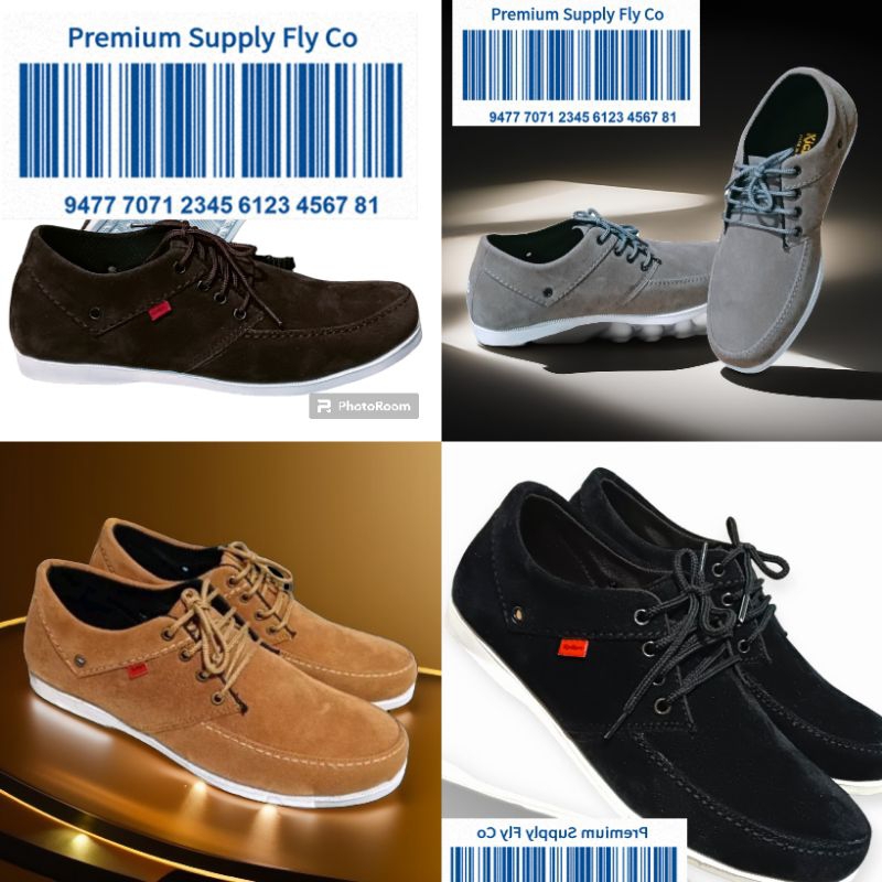 sepatu casual tali sepatu santai pria sepatu kerja pria