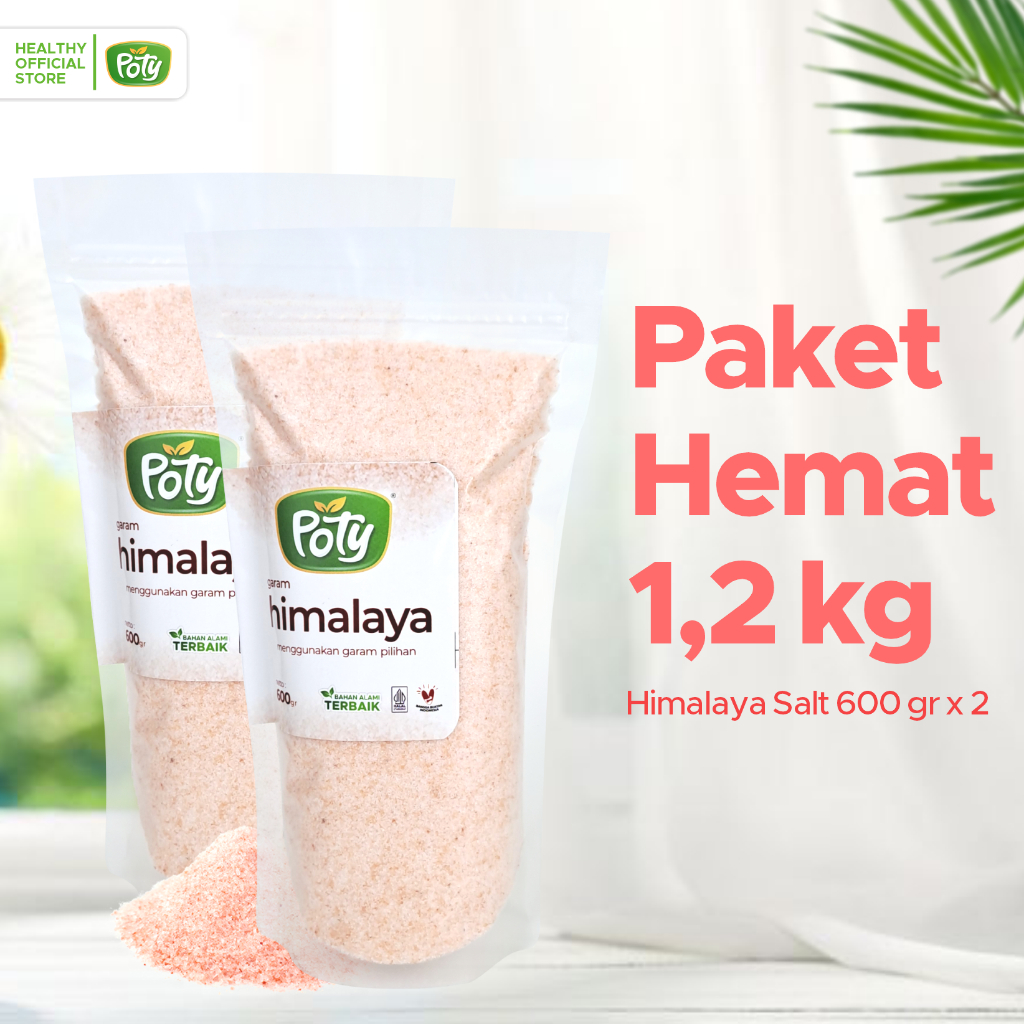 

Himalayan Salt 1,2kg Original Garam Himalaya Premium Organik