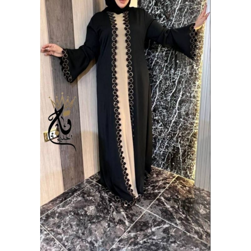 Abaya Arab Inner + Outer Bestsellers // Free Pashmina // abaya inport original.
