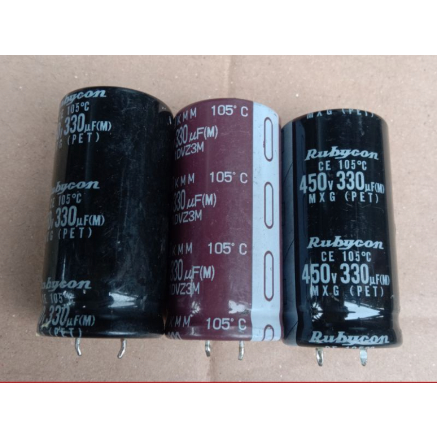 Kapasitor Elko 450v - 120uF 150uF 180uF 270uF 330uF Elco Original Cabutan