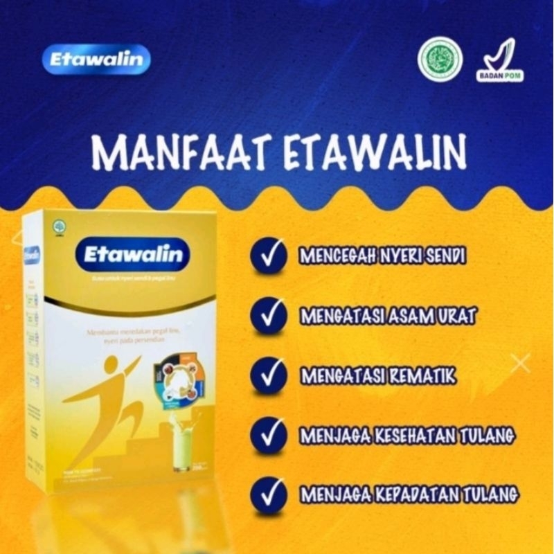 

ETAWALIN NEW - Susu Kambing Etawa Tingkatkan Kepadatan & Kesehatan Tulang Sendi, Susu Anti Asam Urat & Rematik.