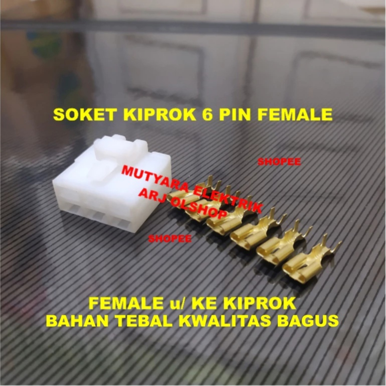 Soket Kiprok Tiger Nmax GL CB / Soket KIPROK Regulator Tiger/ Soket KIPROK TIGER/ Socket Soket KIPRO