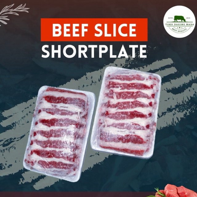 

daging sapi slice - us shortplate beef
