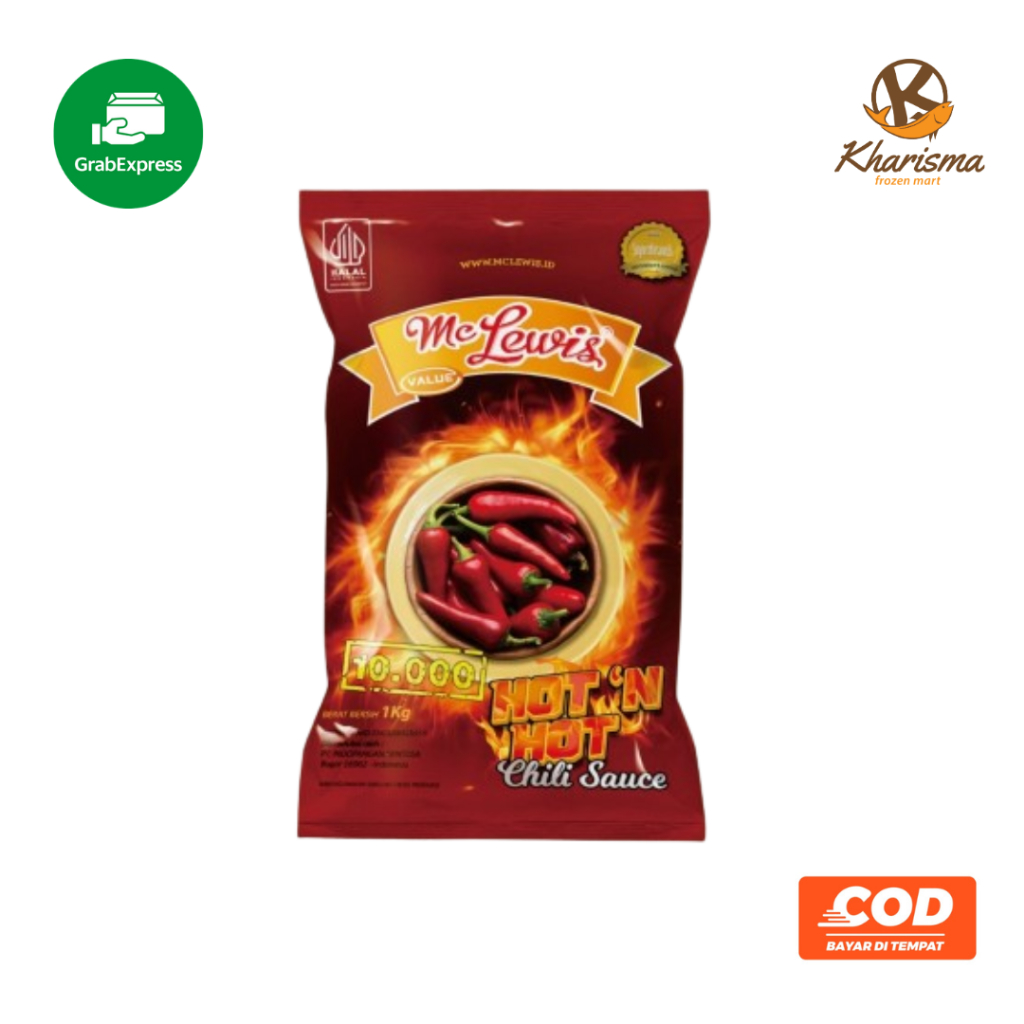 

Mc Lewis Saos Sambal Pedas Hot N Hot 1kg