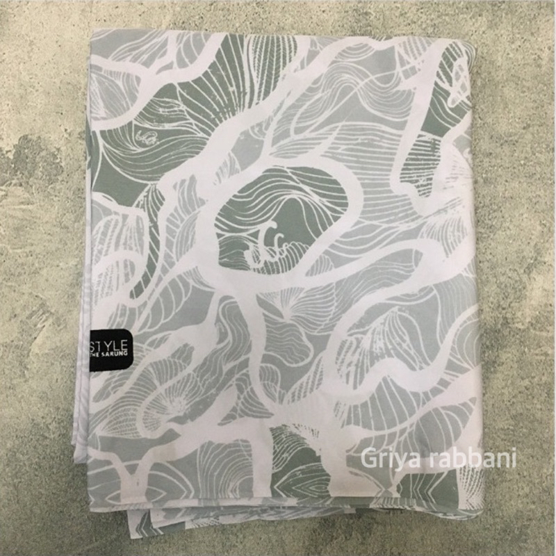 sarung omar putih - sarung palestine styles rabbani - sarung rabbani palestina - sarung putih polos 