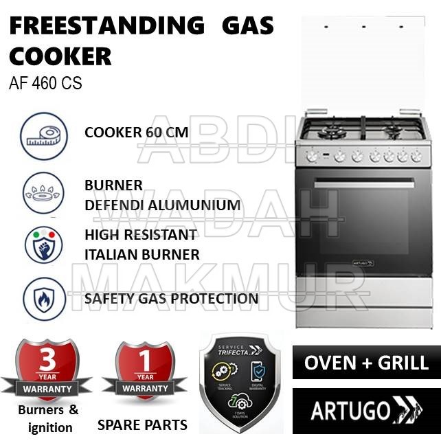 FREESTANDING COOKER  GAS OVEN AF 460 CS  ( ARTUGO )