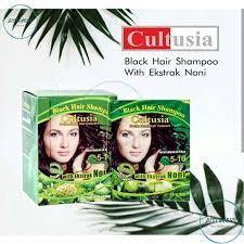 CULTUSIA BLACK HAIR SHAMPOO SACHET/CULTUSIA HAIR COLOR SHAMPOO BLACK