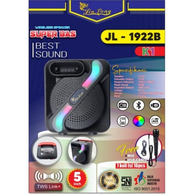 SPEAKER JINLONG JL-1922B K1