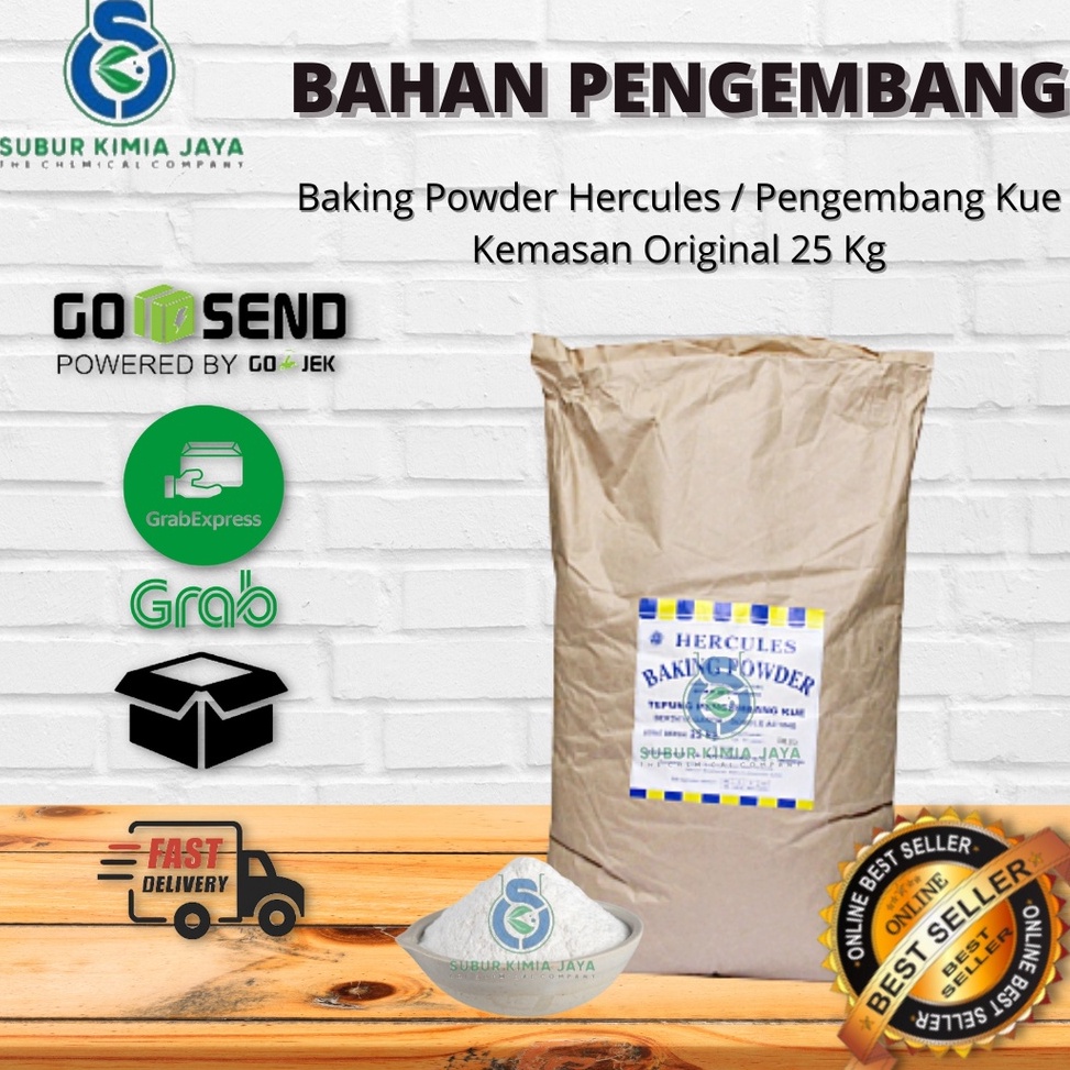 

NQO585 PALING AMPUH Baking Powder Hercules 25 Kg 1 zak
