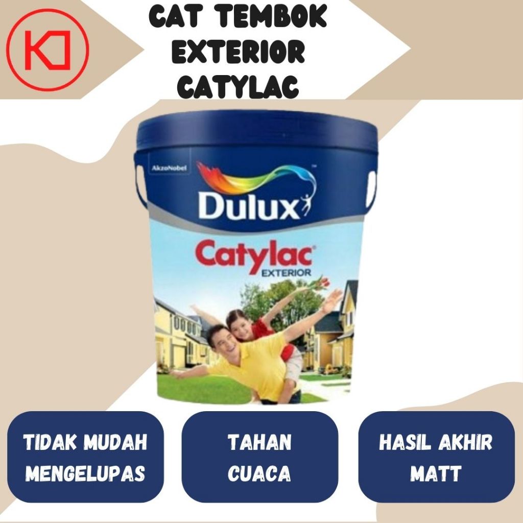 CAT TEMBOK DULUX CATYLAC EKSTERIOR 5KG