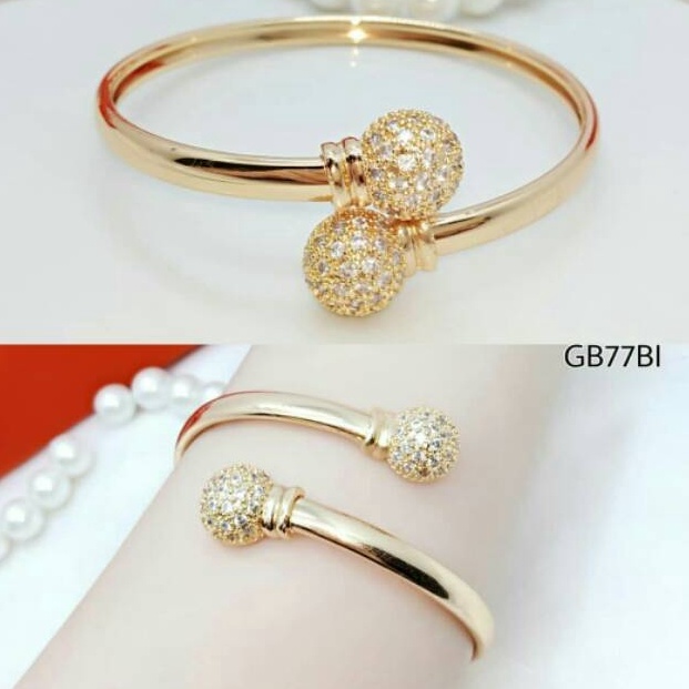 BVY324 VIRAL  Gelang xuping silang gelang keroncong gelang fashion emas