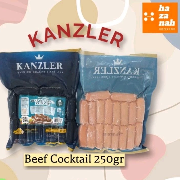 

Kanzler Sosis Beef Cocktail 250gr