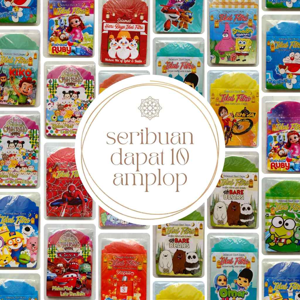 

800 pcs AMPLOP LEBARAN paket grosir 1 kg
