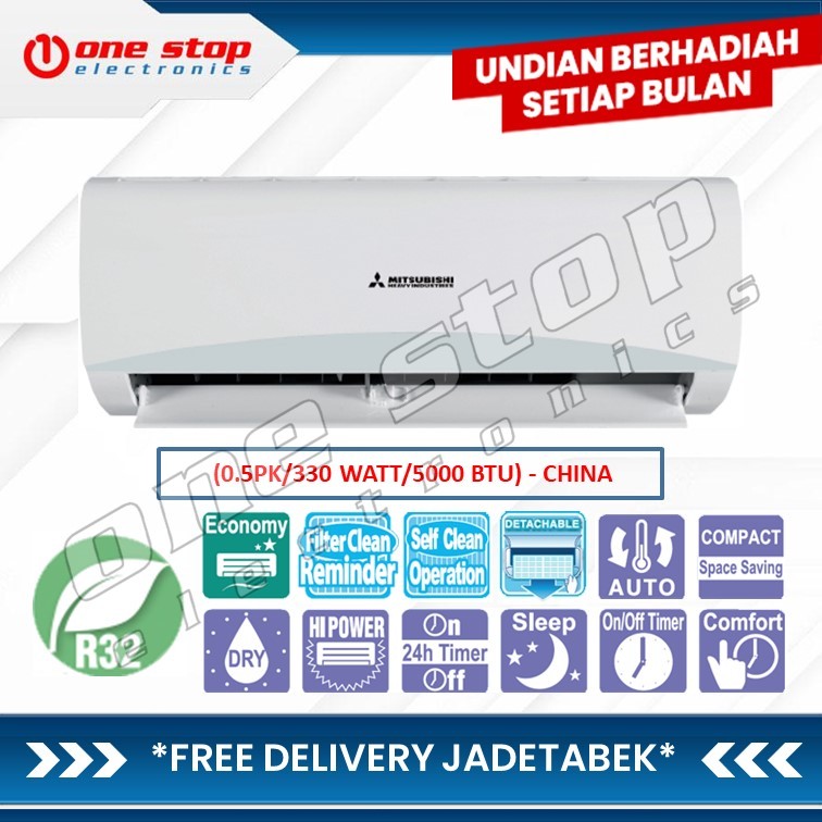 MITSUBISHI HEAVY INDUSTRIES SRK05CXP2-W3 AC Super Single Split 0.5PK - SRK 05CXP2 W3 / SRK 05 CXP2 W