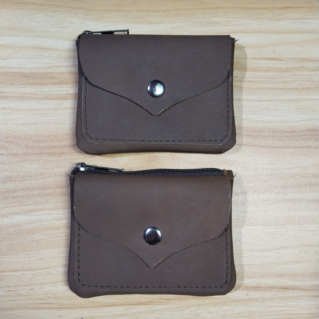 TERBARU dompet kecil kulit asli garut -dompet koin wanita pria