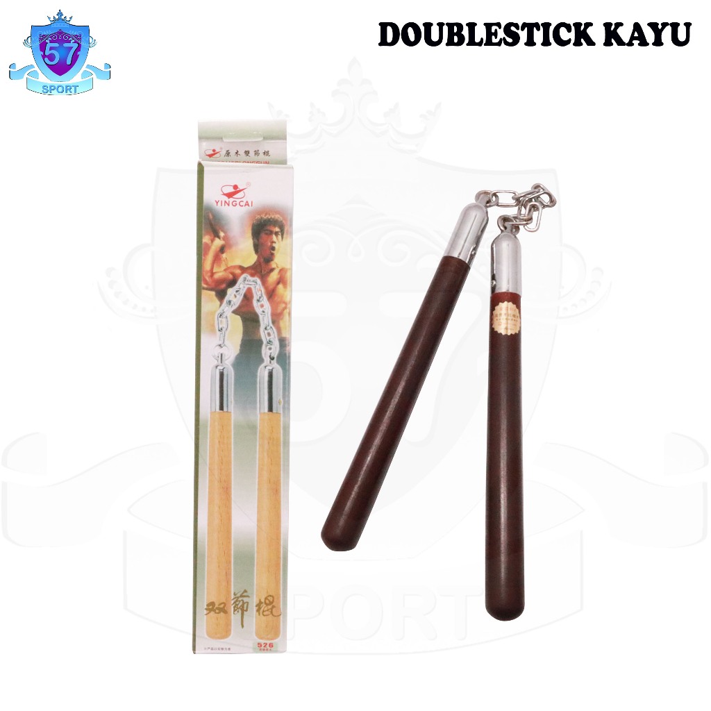 Nunchaku Double Stick Ruyung Kayu