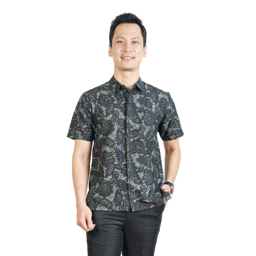 Kemeja Batik Pria - Bhatara Batik Cana - Atasan Kemeja Batik Lengan Pendek