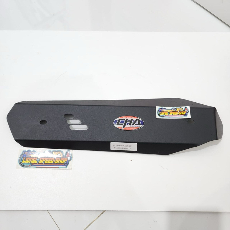 Tameng knalpot aerox old new plat besi cat coating tebal