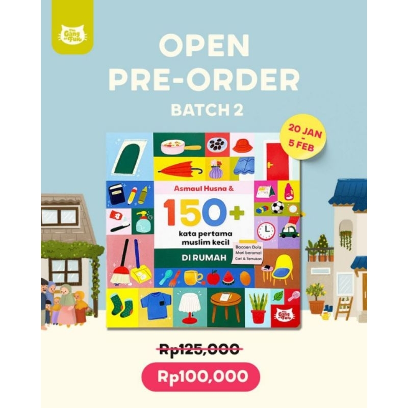 150+ kata pertama muslim kecil dirumah