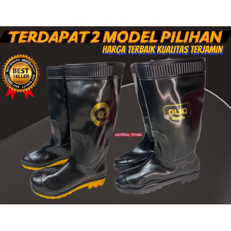 Bisa COD Termurah Sepatu Boot Hitam  Sepatu Boots Proyek Hitam  Sepatu Boot LakiLaki Wanita  Sepatu 