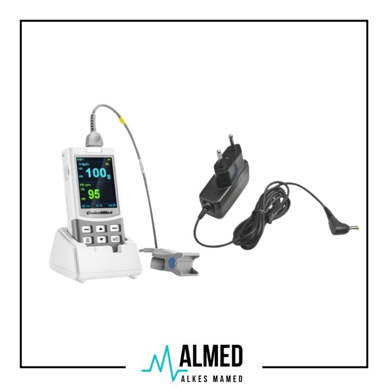 Adaptor Oximeter MD300M Stand Charger Oximeter ChoiceMMed MD300M