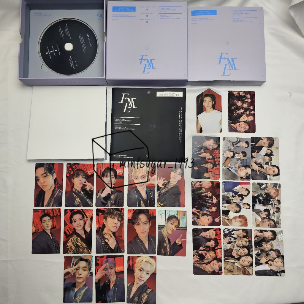 [ INCLUDE PACKING ] SHARING SEVENTEEN - 10th Mini Album FML DELUXE VER : member photocard , unit pc 