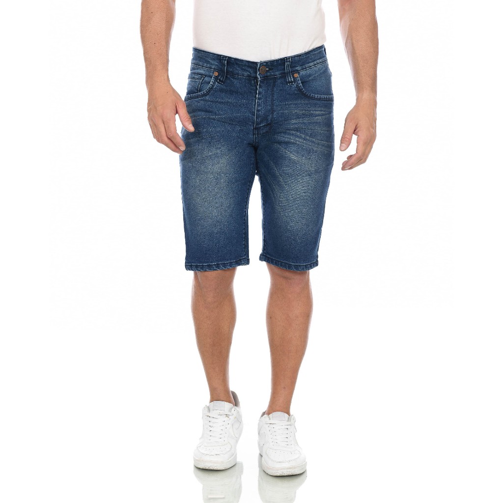 Rafen Celana Pendek Jeans Strecht Denim Original