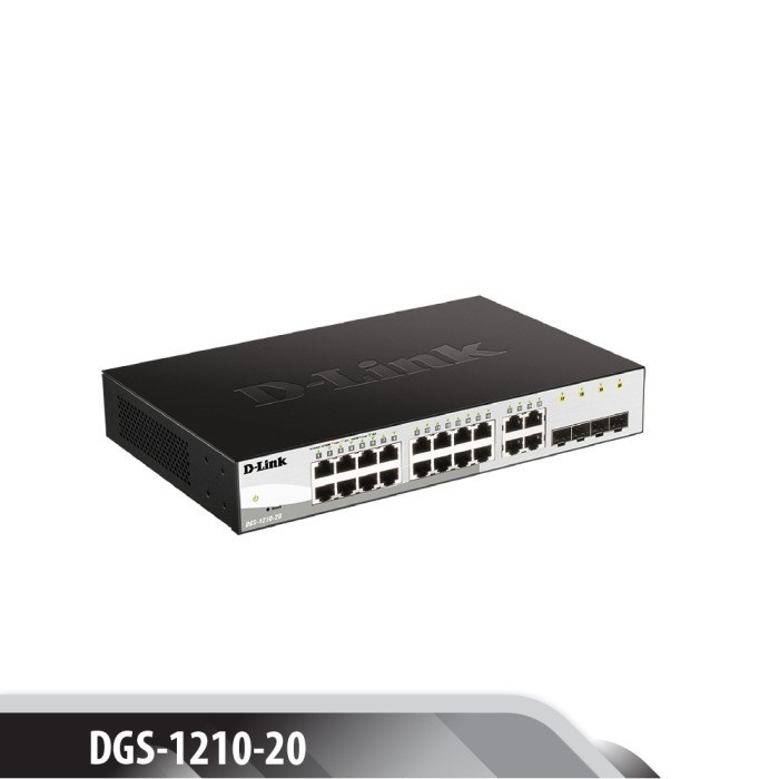 D-Link DGS-1210-20 20-port Gigabit Smart ManagedSwitch