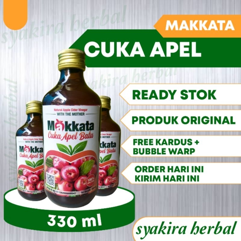 

Cuka Apel ORIGINAL Makkata BUKAN nutri great BUKAN kita BUKAN tahesta BUKAN merk lain