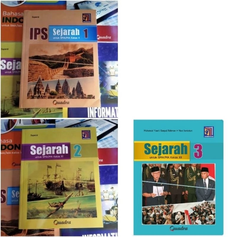 Buku SMA Sejarah Quadra Kelas 10-12 Kurikulum Merdeka