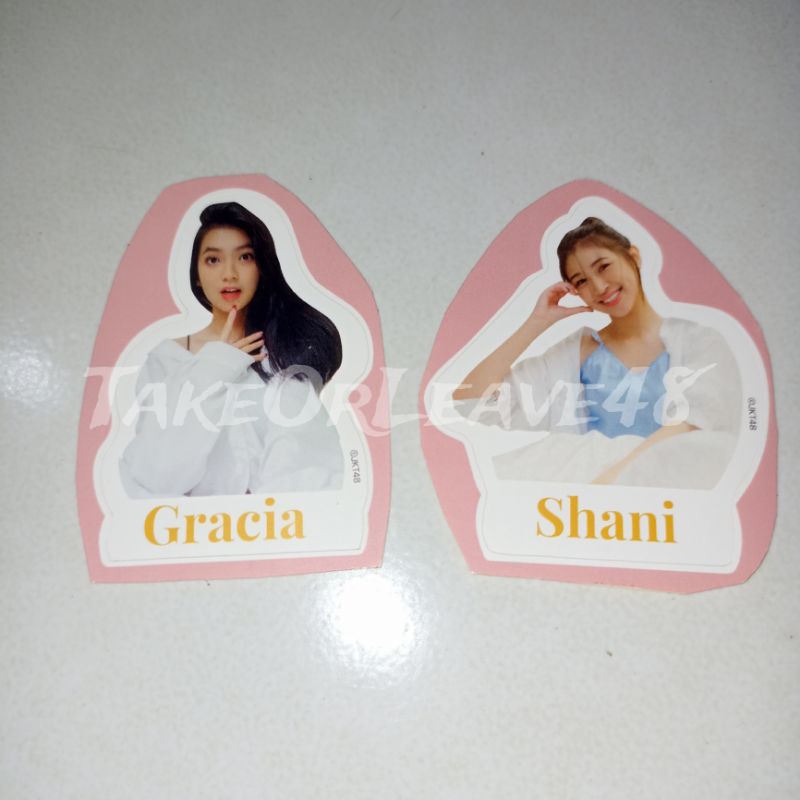 Sticker JKT48 Morning Call Gracia Shani