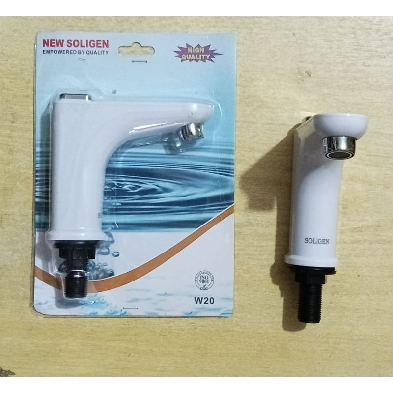 kran wastafel tekan soligen / kran wastafel cuci tangan soligen / kran wastafel tekan soligen pvc mu