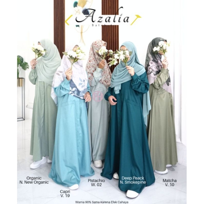 Gamis Azalia by Pelangi Hijab/Gamis syar'i Toyobo