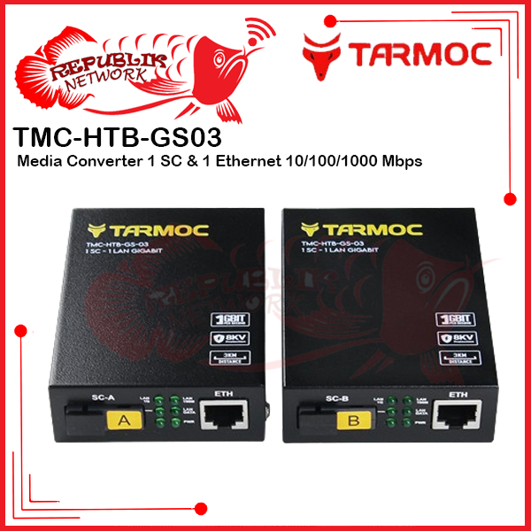 Tarmoc HTB GS03 HTB-GS03 Gigabit Single mode Media Converter