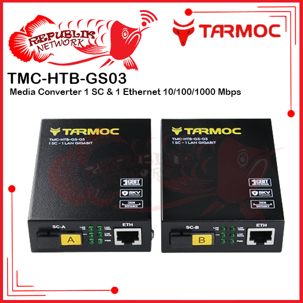 Tarmoc Media Converter HTB GS03 Gigabit | TMC-HTB-GS-03 ( Bukan HTB Netlink )