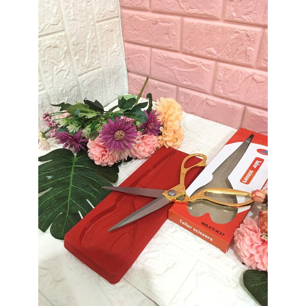 

TAILOR SCISSORS GOLD / GUNTING PENJAHIT / GUNTING JAHIT KAIN WARNA GOLD