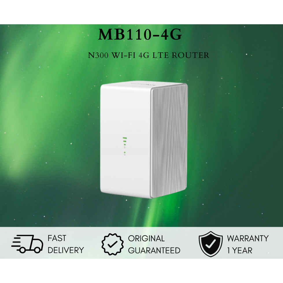 MERCUSYS MB110-4G 300 Mbps Wireless N 4G LTE ROUTER