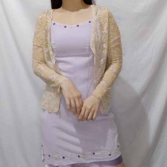 preloved vintage cottagecore flower lace outer