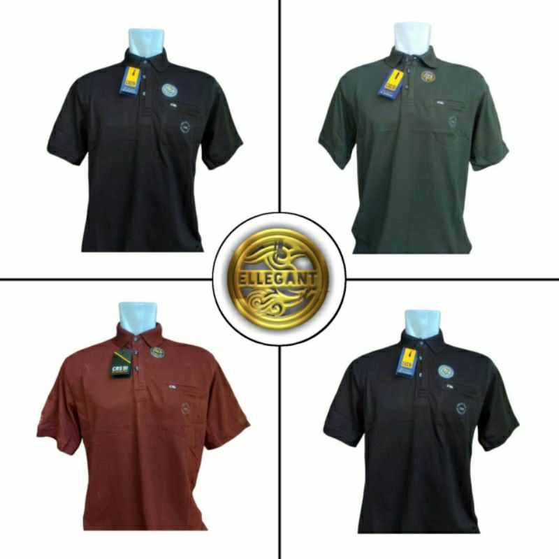 Kaos Kerah CRS 91 ORIGINAL T SHIRT POLO PRIA Katun