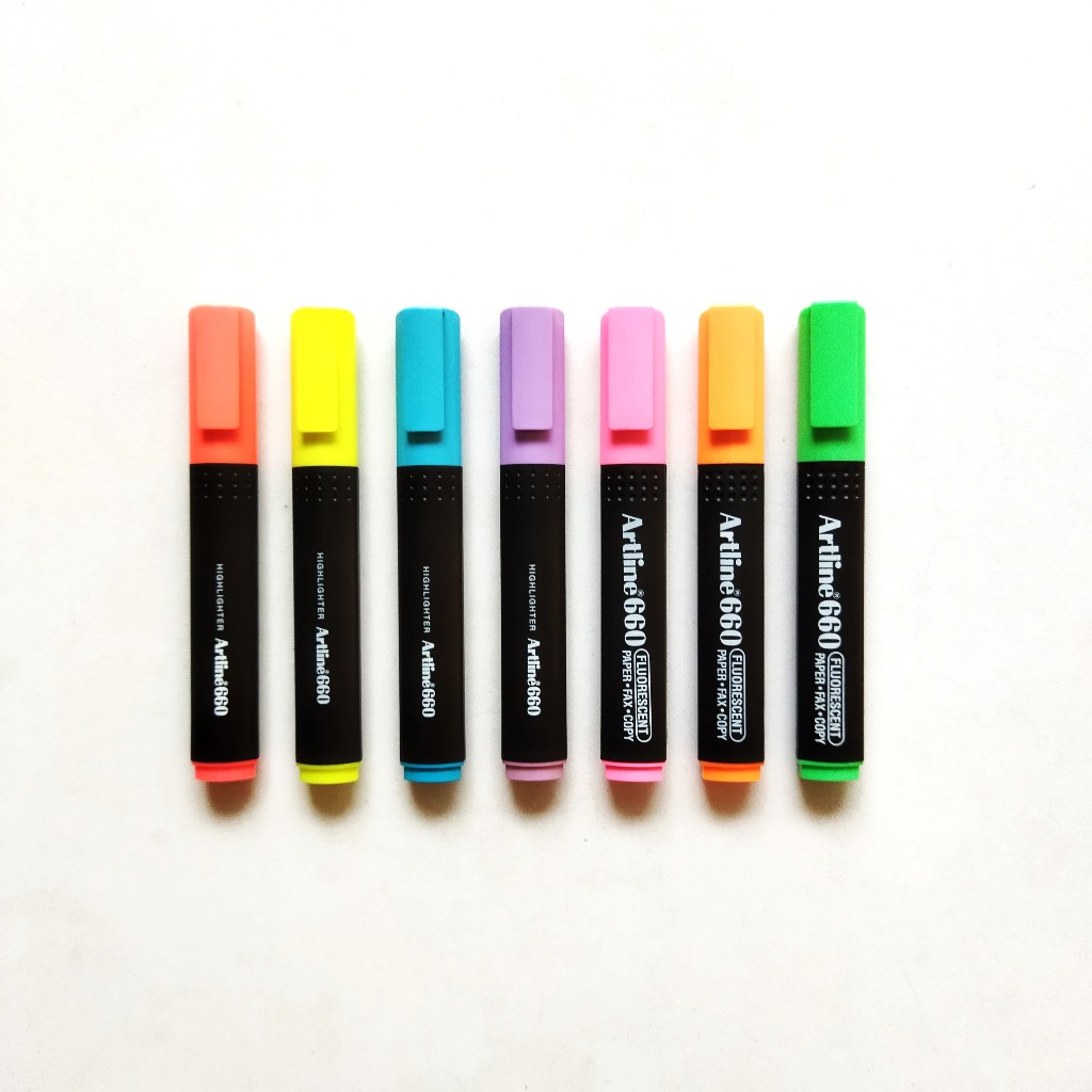 

ANNYEONG HASEYO GIFT SHOP | Artline Spidol Highlighter Marker EK-660 Fluorescent