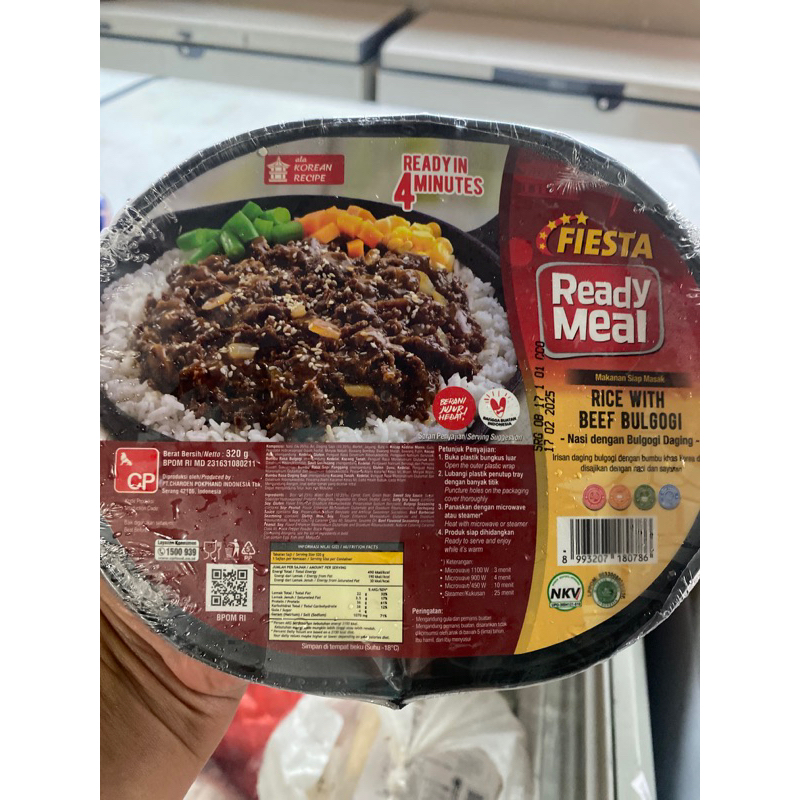 

fiesta ready to meal rice with beef bulgogi