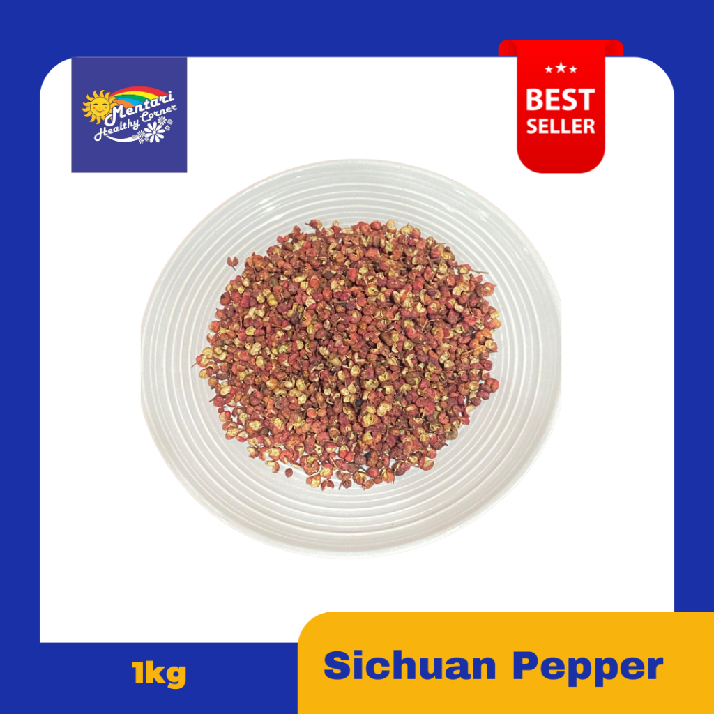 Premium Sichuan Pepper 1kg / Biji Bumbu Mala / Szechuan Peppercorn Sechuan 1kg