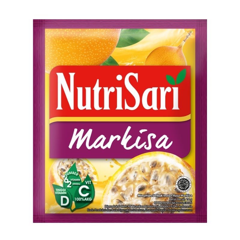 

* laiferdon.toko* NutriSari Markisa 10 Sachet - Minuman Buah Vitamin C