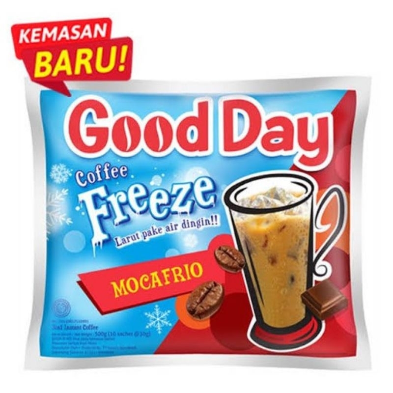 

Good Day Freeze Mocafrio Kopi Instan [30 g/10 sachet]