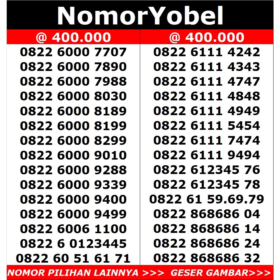 nomor cantik telkomsel simpati 4G 400k-10