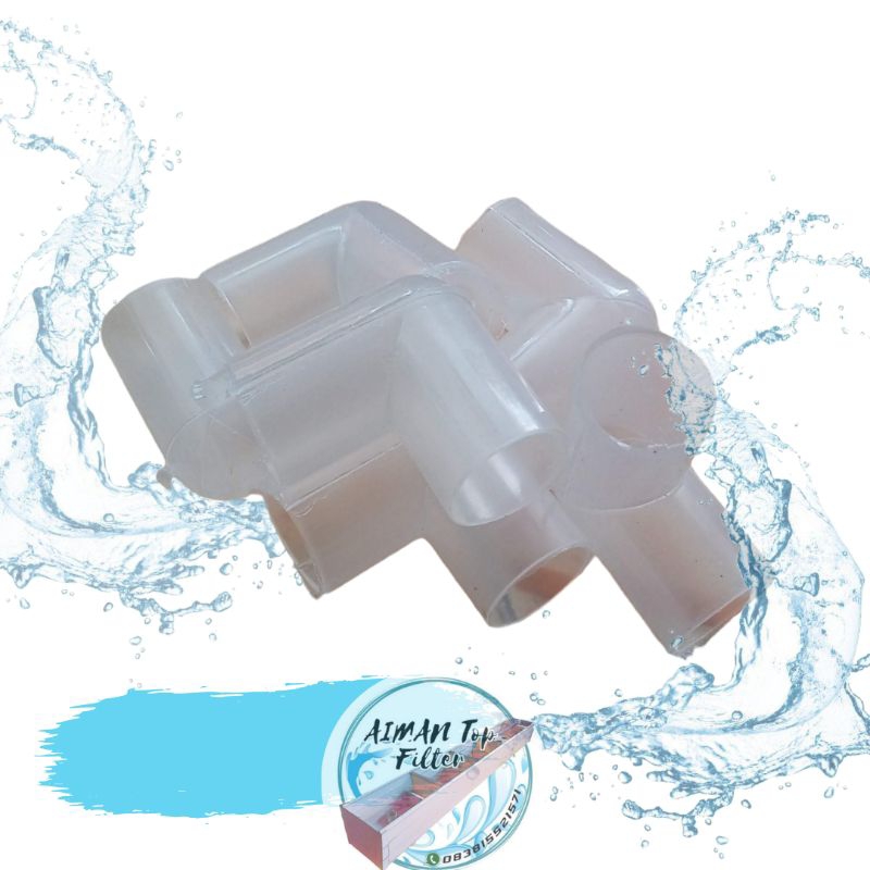 Pipa L Aquarium / Knee Aquarium L / Sambungan L Pipa Aquarium